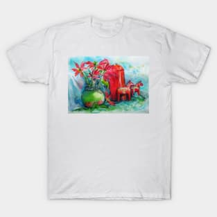 Still life with Poinsettias T-Shirt